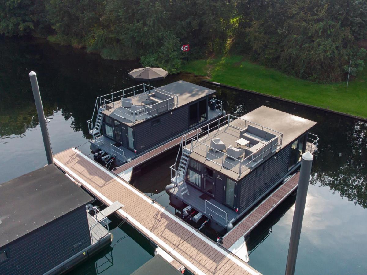 Houseboats Mookerplas Met Dakterras Middelaar Exterior foto